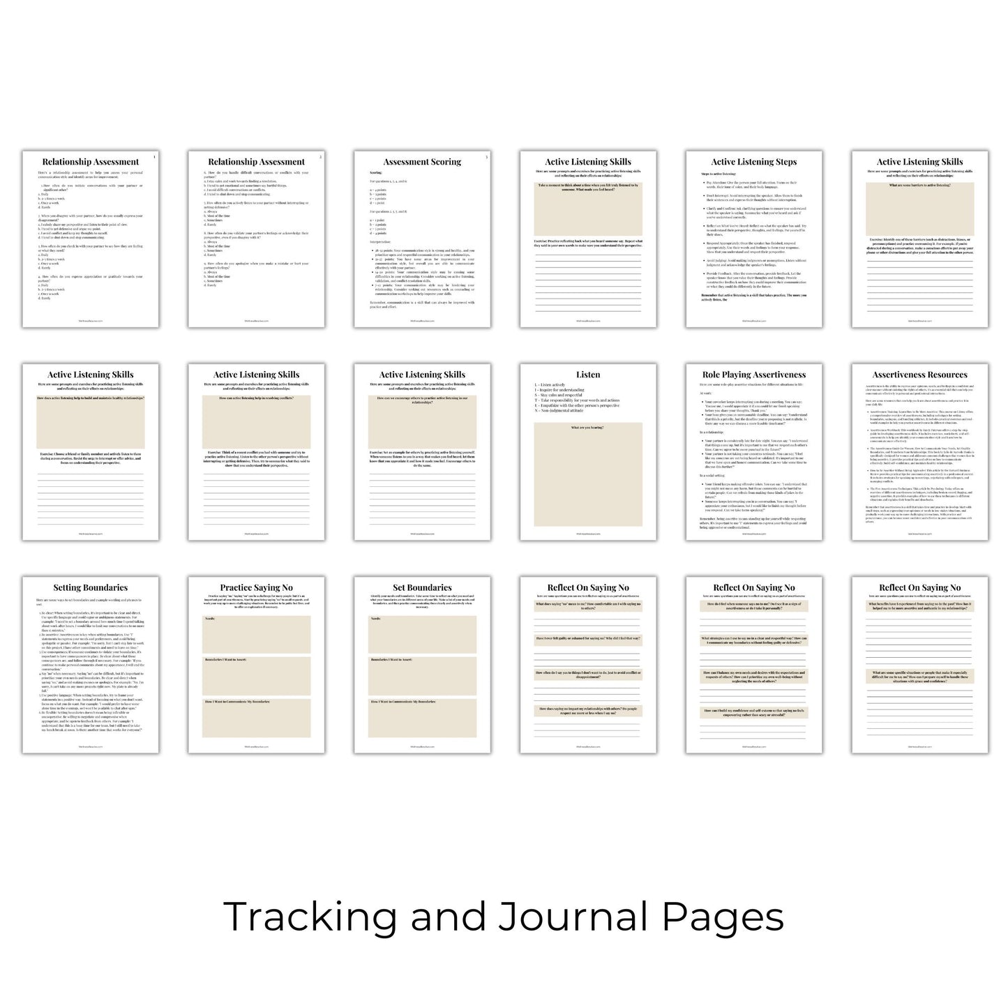 Relationships Journal