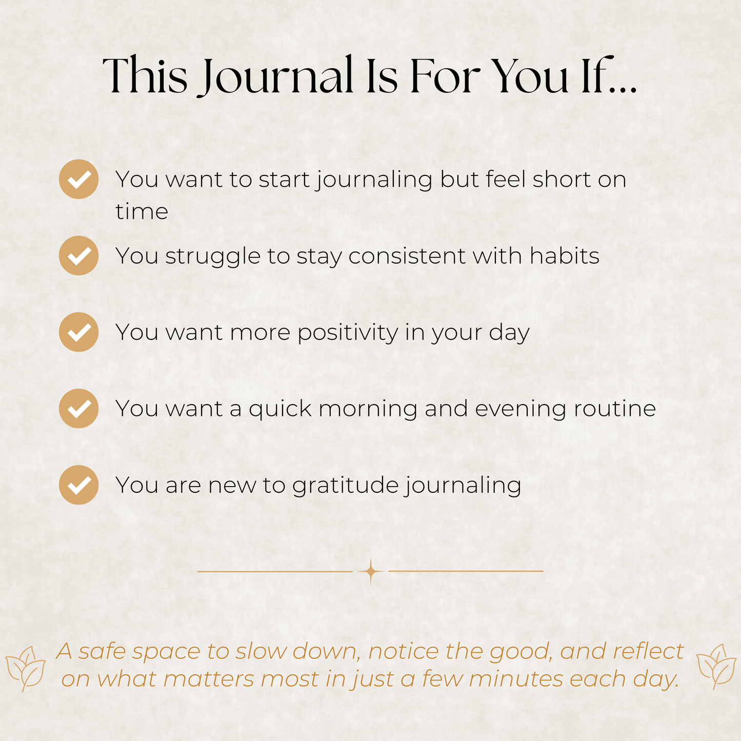 5 Minute Gratitude - 30 Day Journal