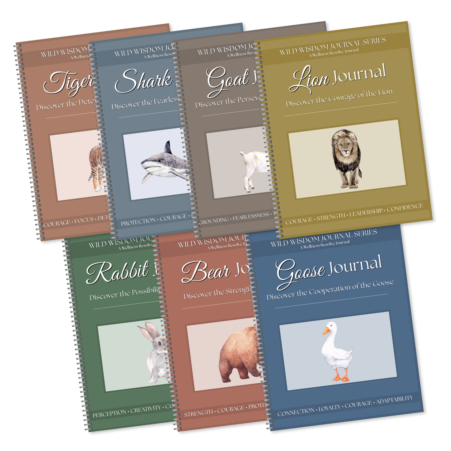 Brave Heart Journal Collection: 7 Guided Journals for Courage, Confidence & Resilience