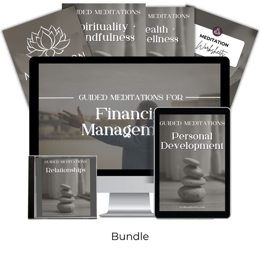 Guided Meditations For Transformation Bundle - A4