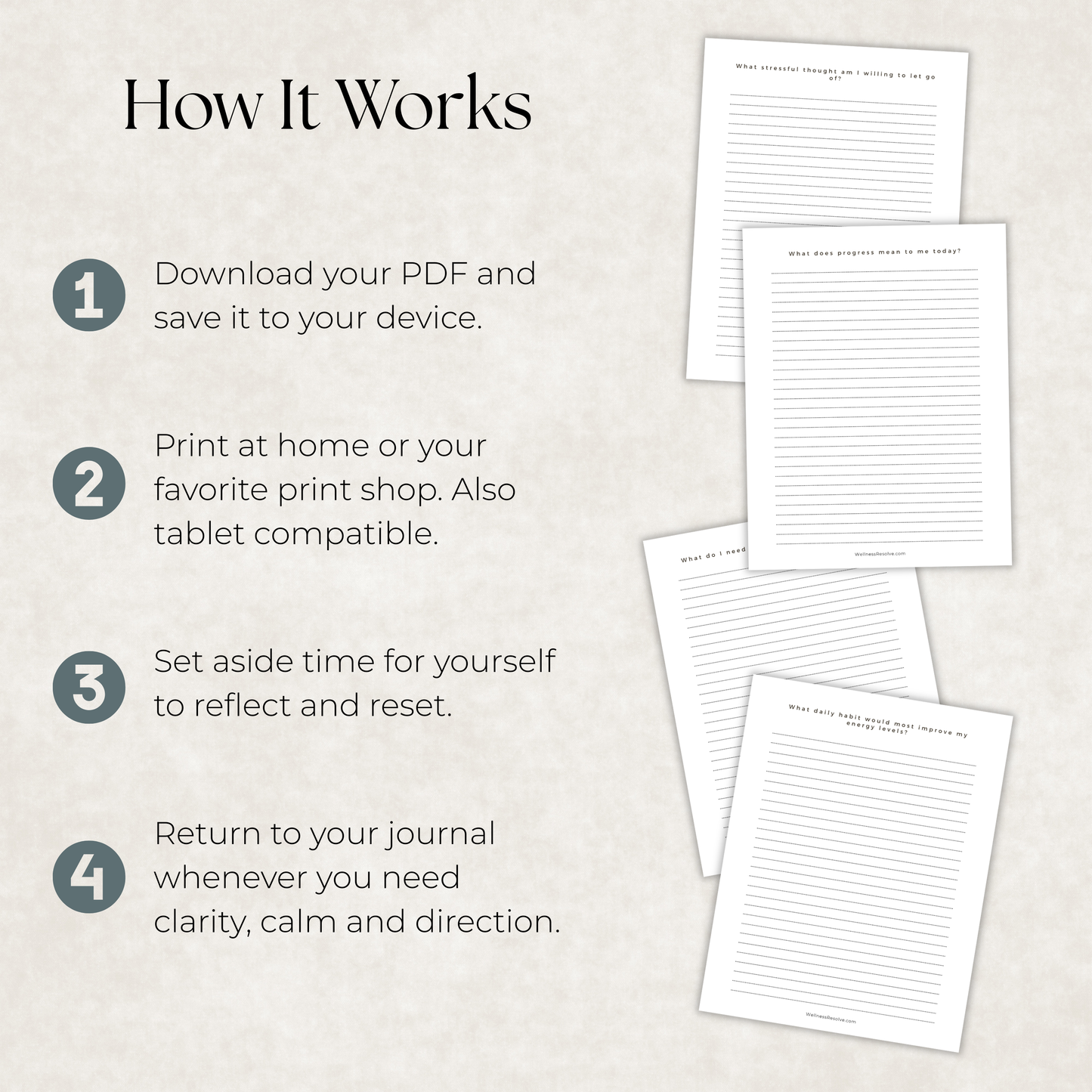 Burnout Recovery & Reset Journal