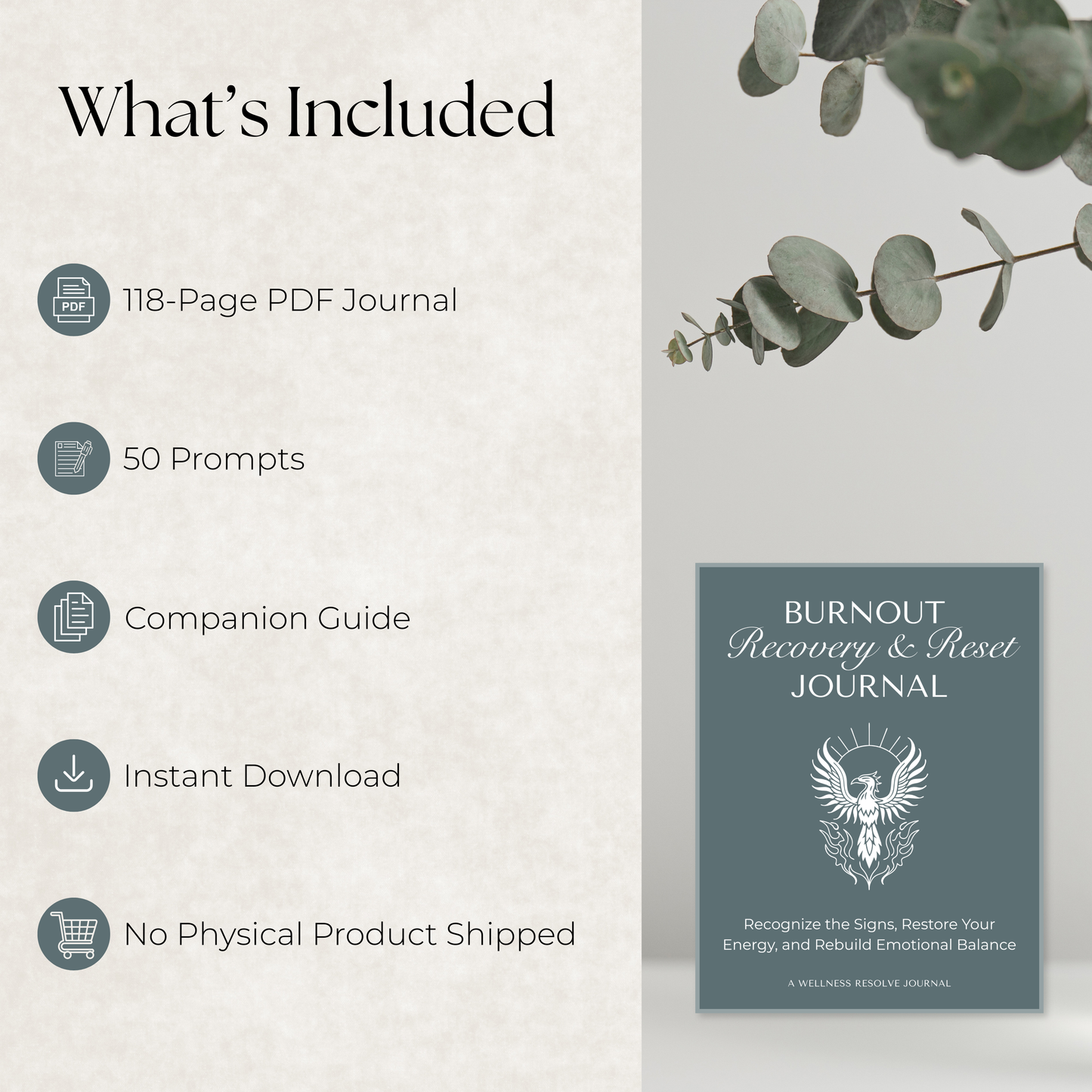 Burnout Recovery & Reset Journal