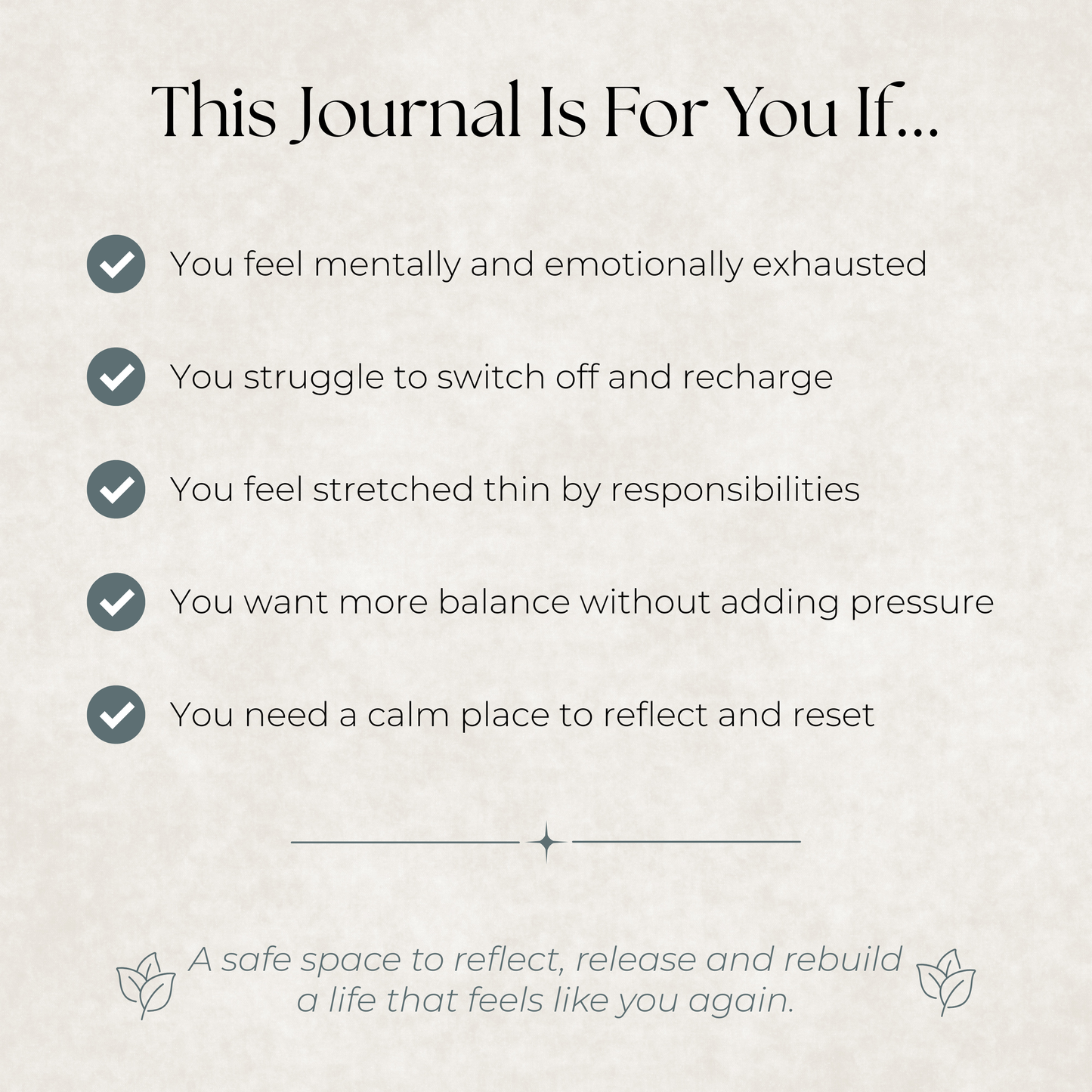 Burnout Recovery & Reset Journal