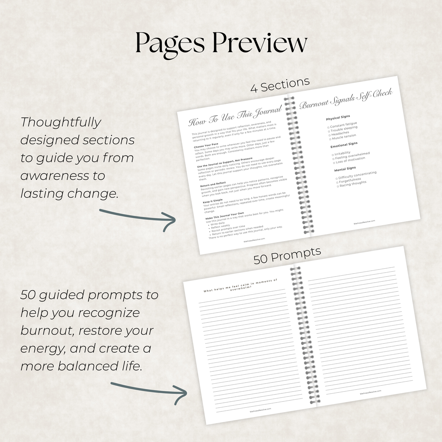 Burnout Recovery & Reset Journal