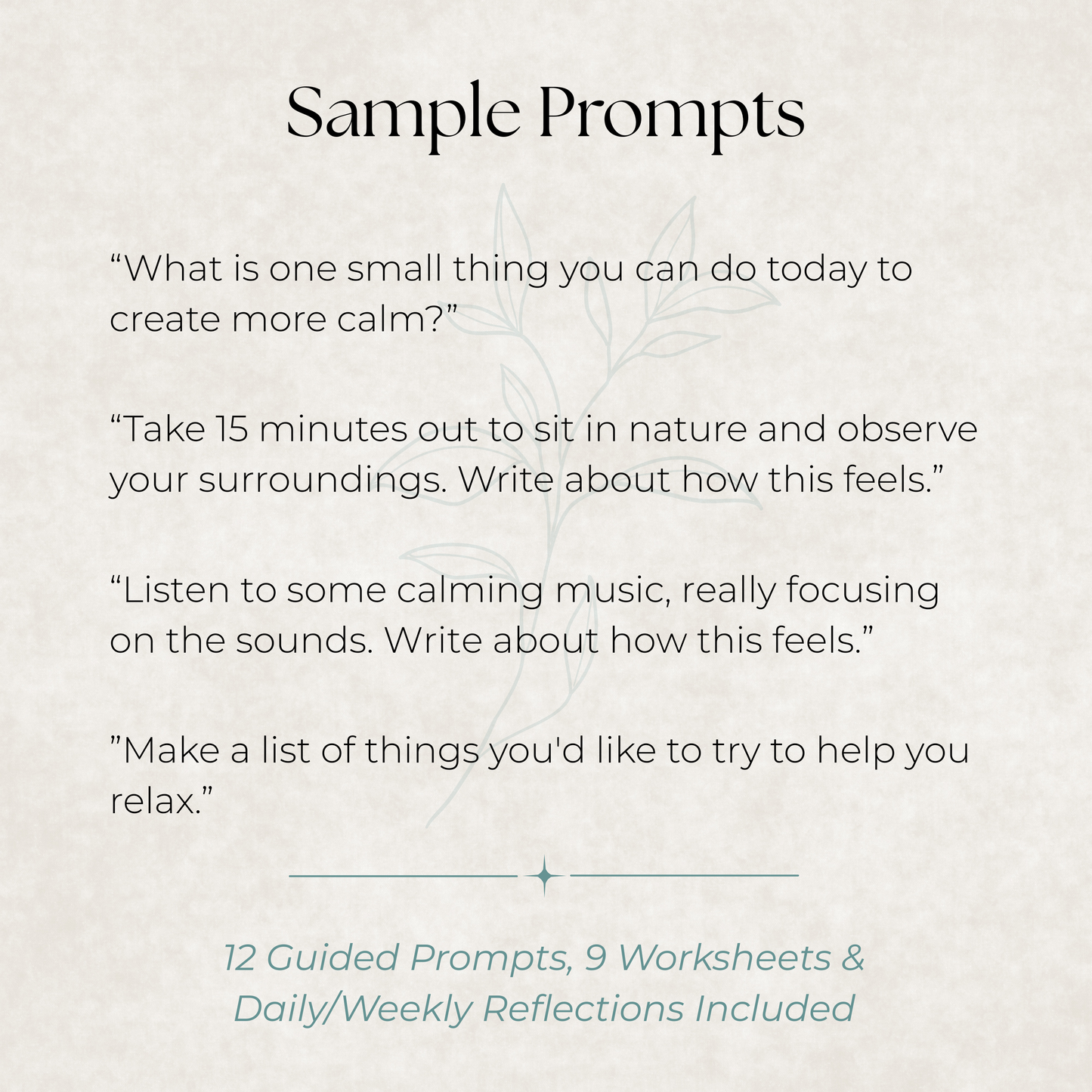 Calm Your Mind Journal