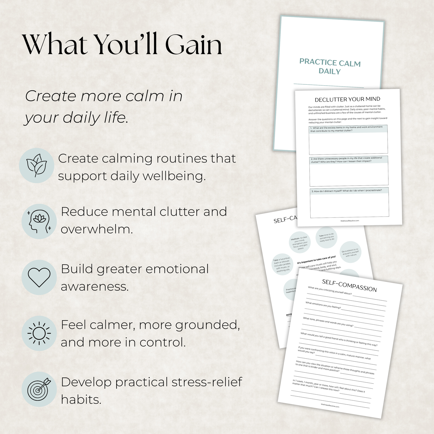 Calm Your Mind Journal