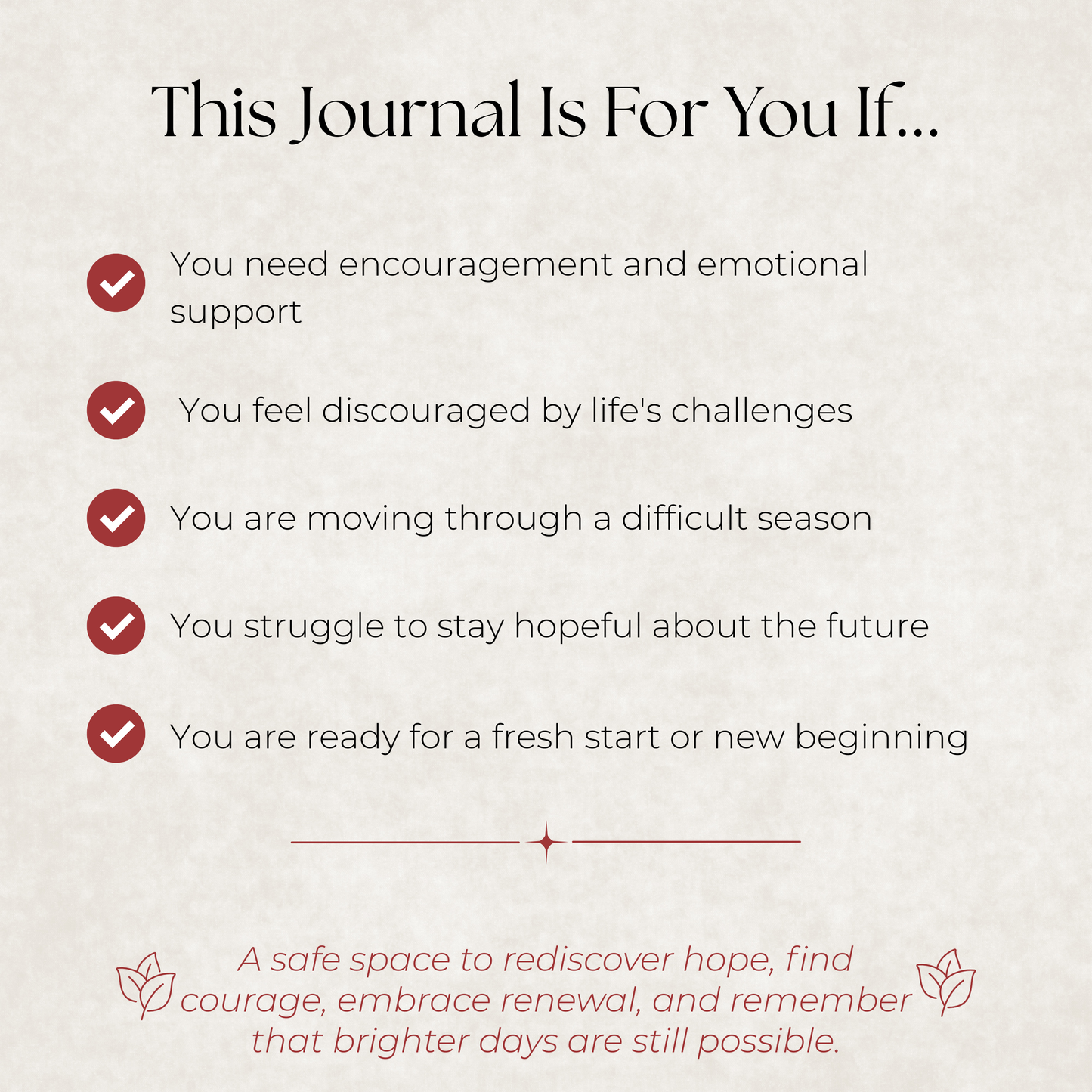 Cardinal Journal: A Guided Journey Toward Hope, Courage & Renewal