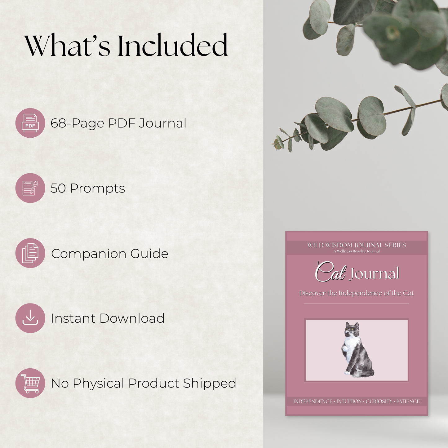 Cat Journal: A Guided Journey Toward Self-Trust, Healthy Boundaries & Inner Balance