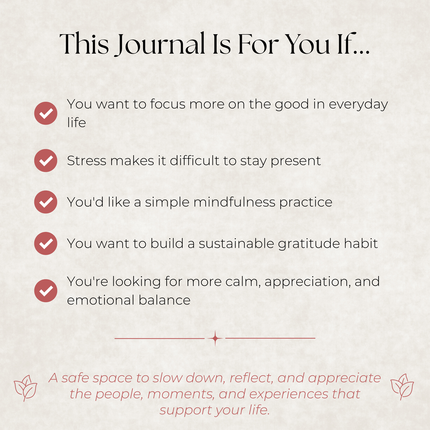 Daily Gratitude Journal