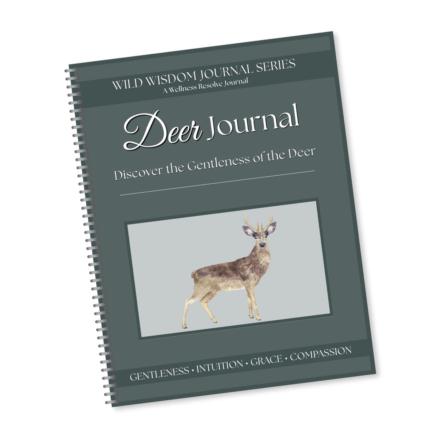 Deer Journal: A Guided Journey Toward Gentleness, Intuition & Inner Peace