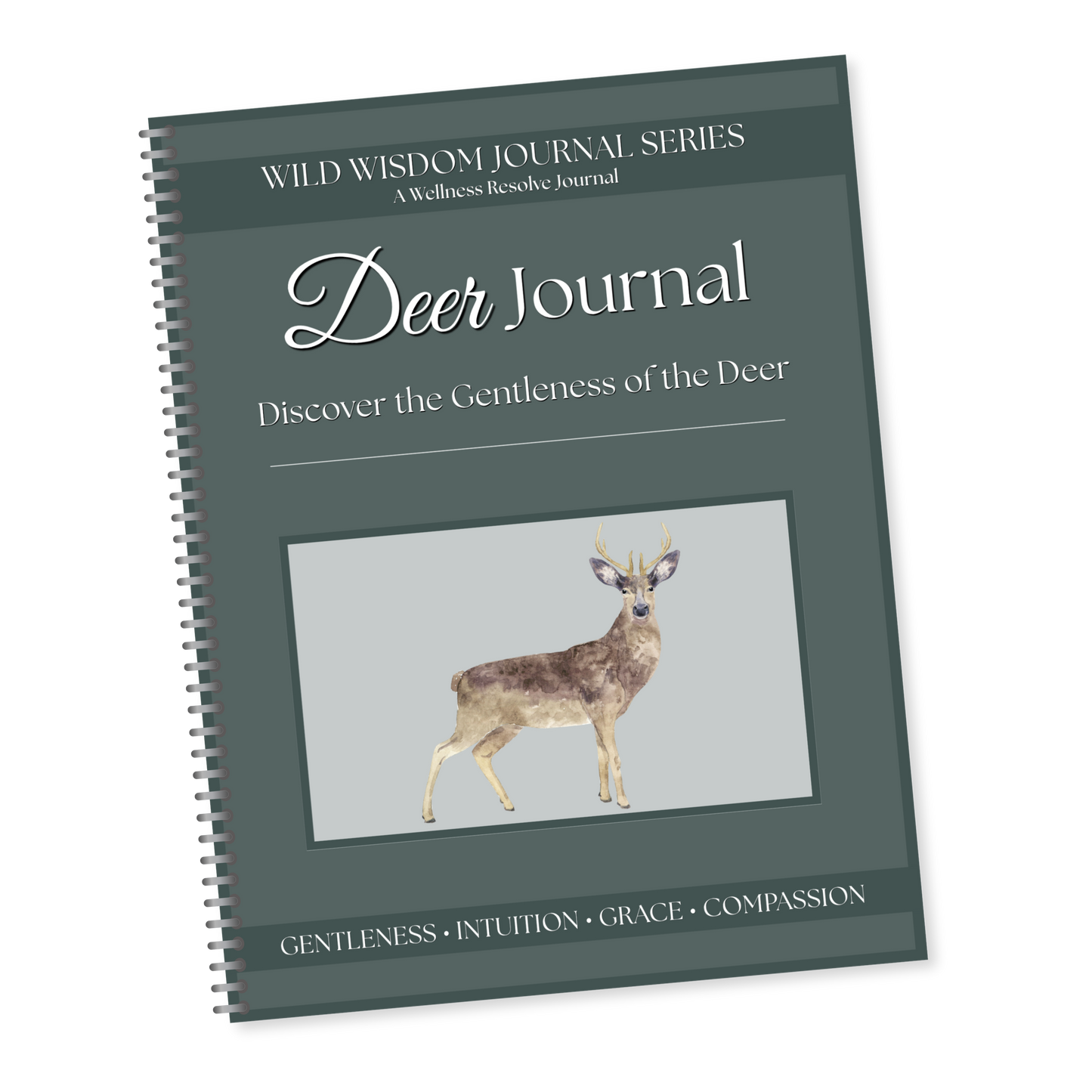 Deer Journal: A Guided Journey Toward Gentleness, Intuition & Inner Peace