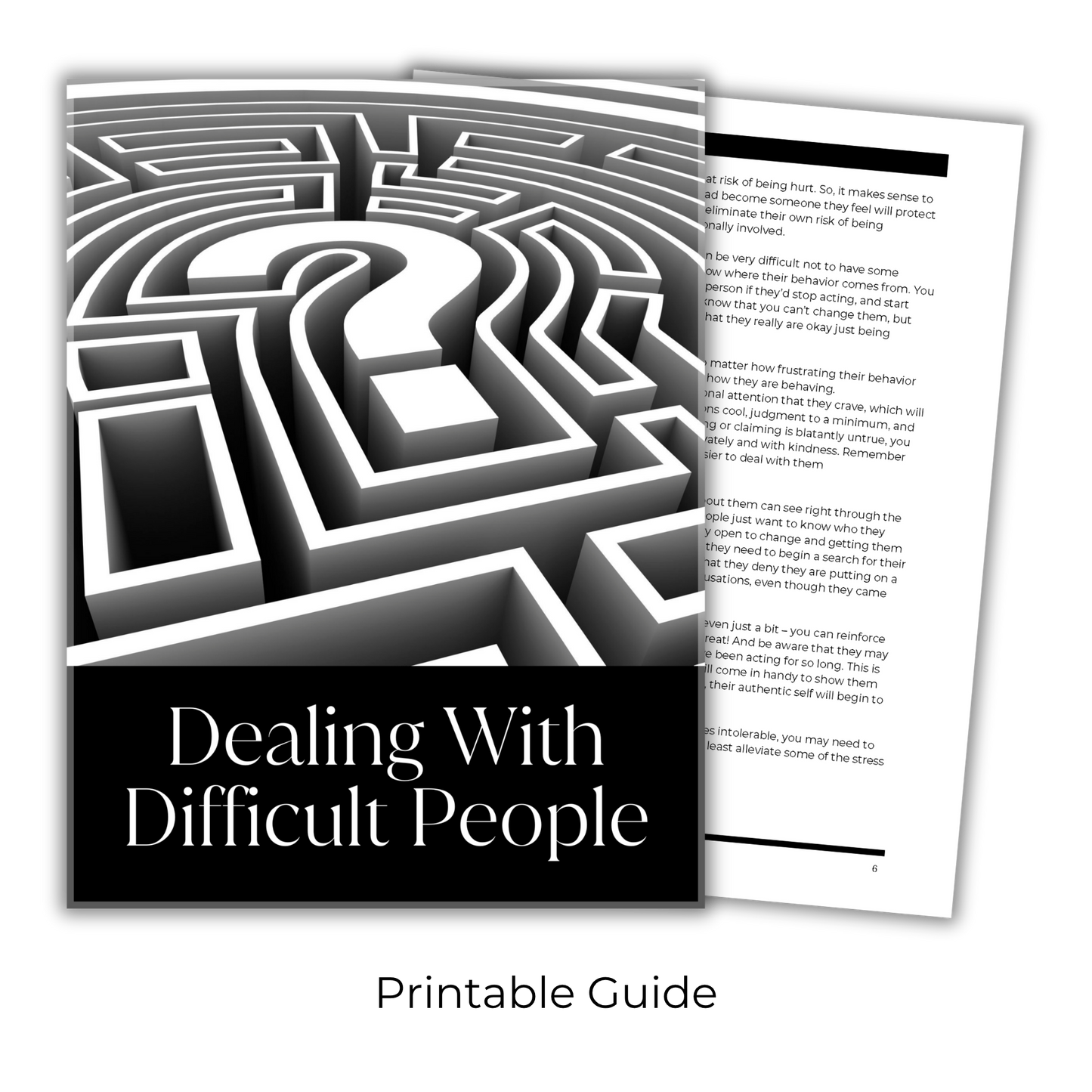 Dealing With Difficult People