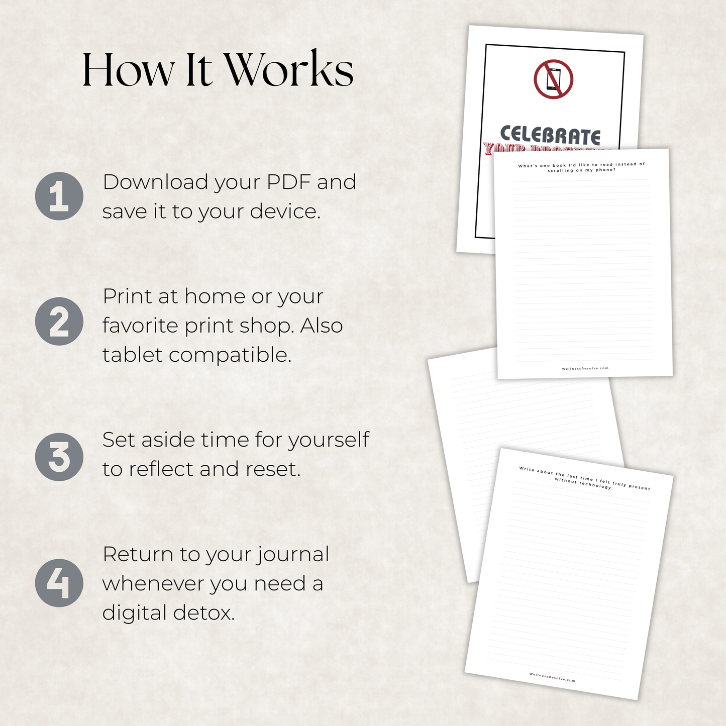 Digital Detox Journal