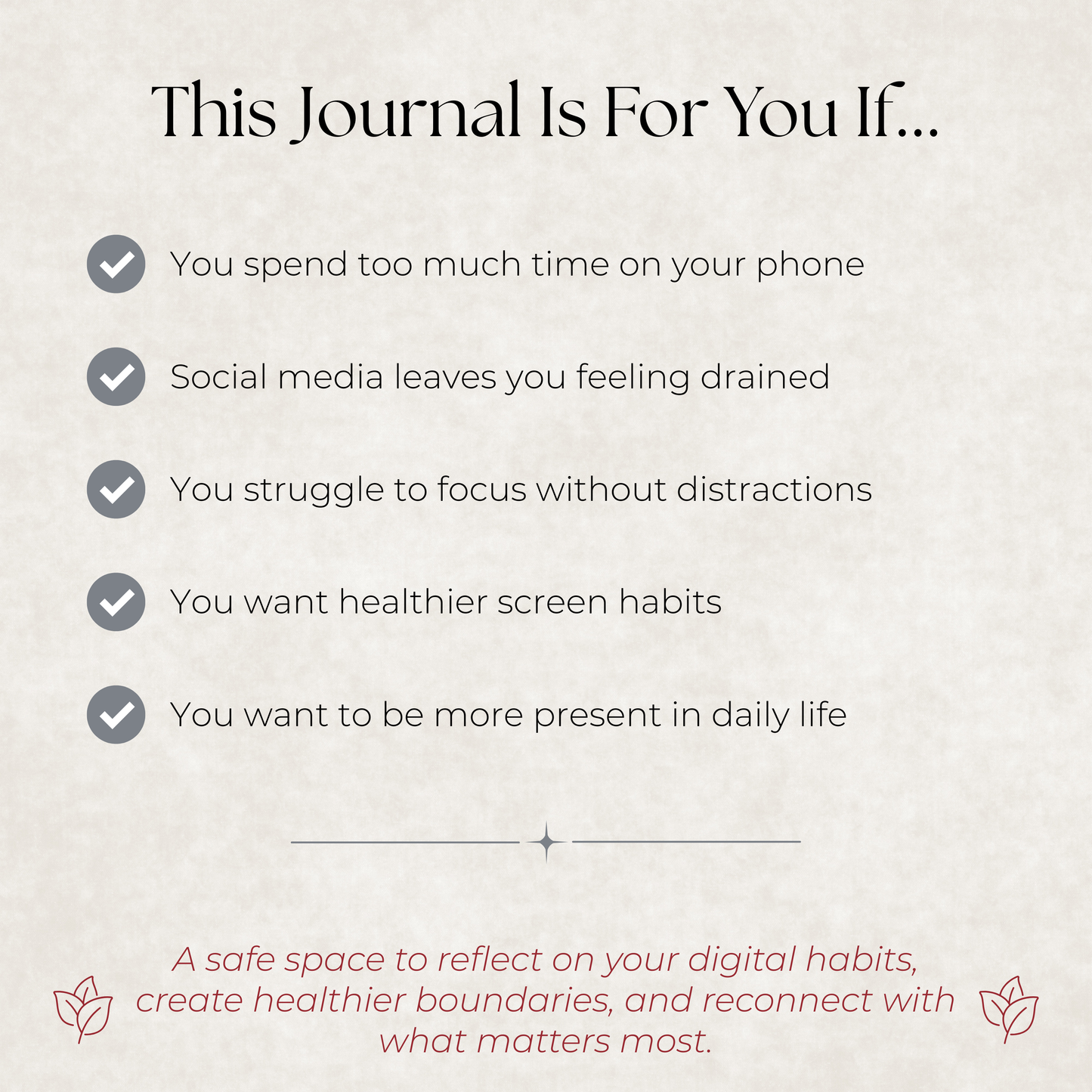 Digital Detox Journal