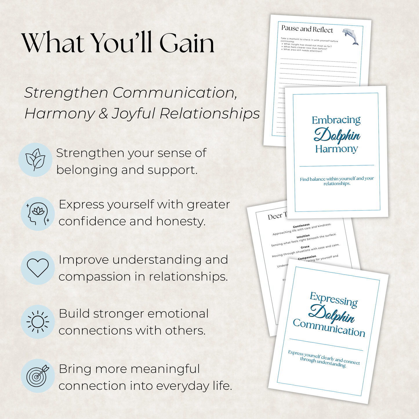 Dolphin Journal: A Guided Journey Toward Connection, Communication & Joy