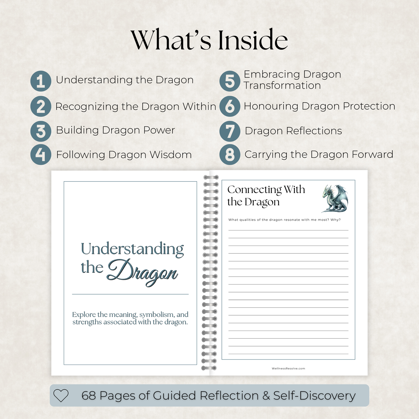 Dragon Journal: A Guided Journey Toward Courage, Personal Power & Transformation