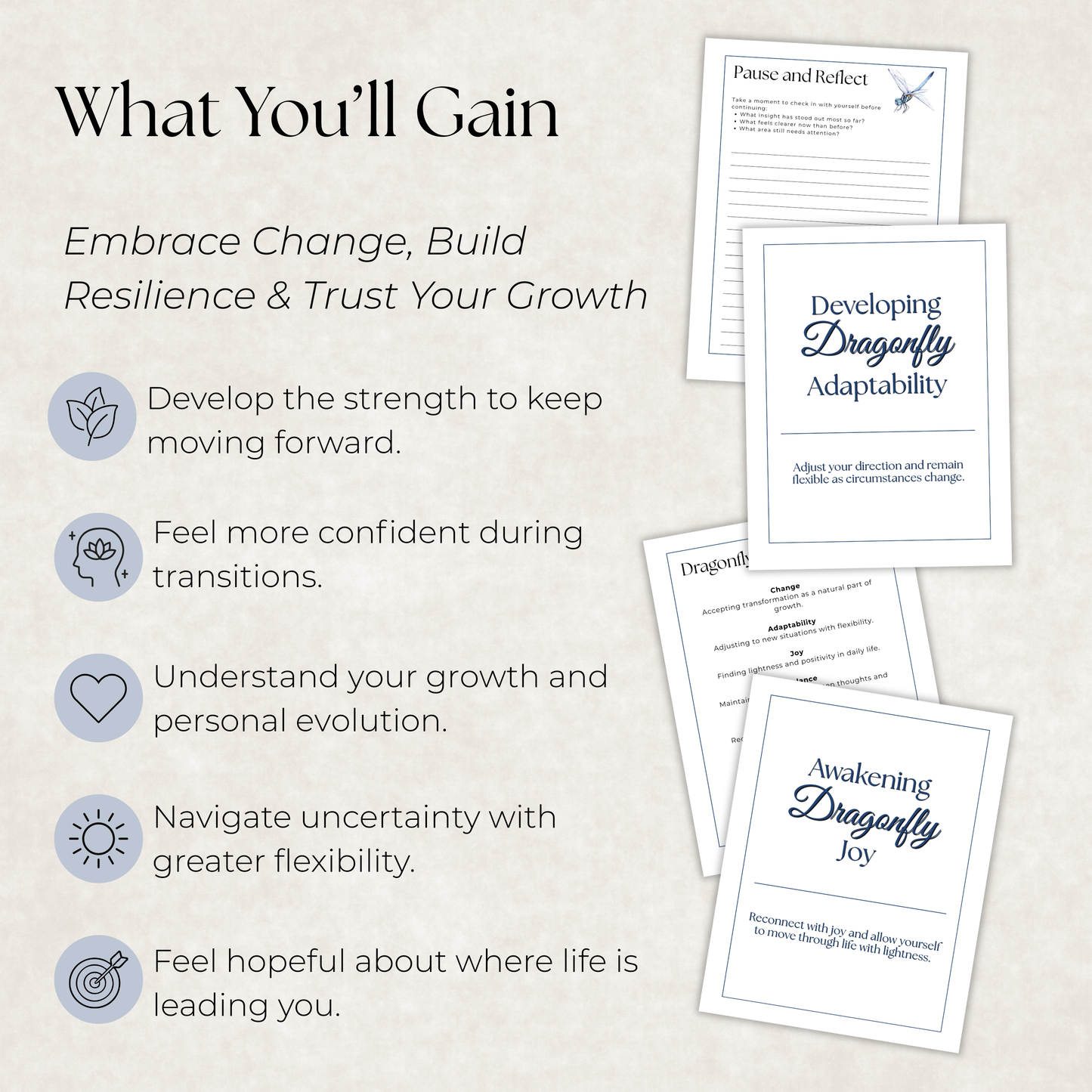 Dragonfly Journal: A Guided Journey Through Change, Growth & Transformation