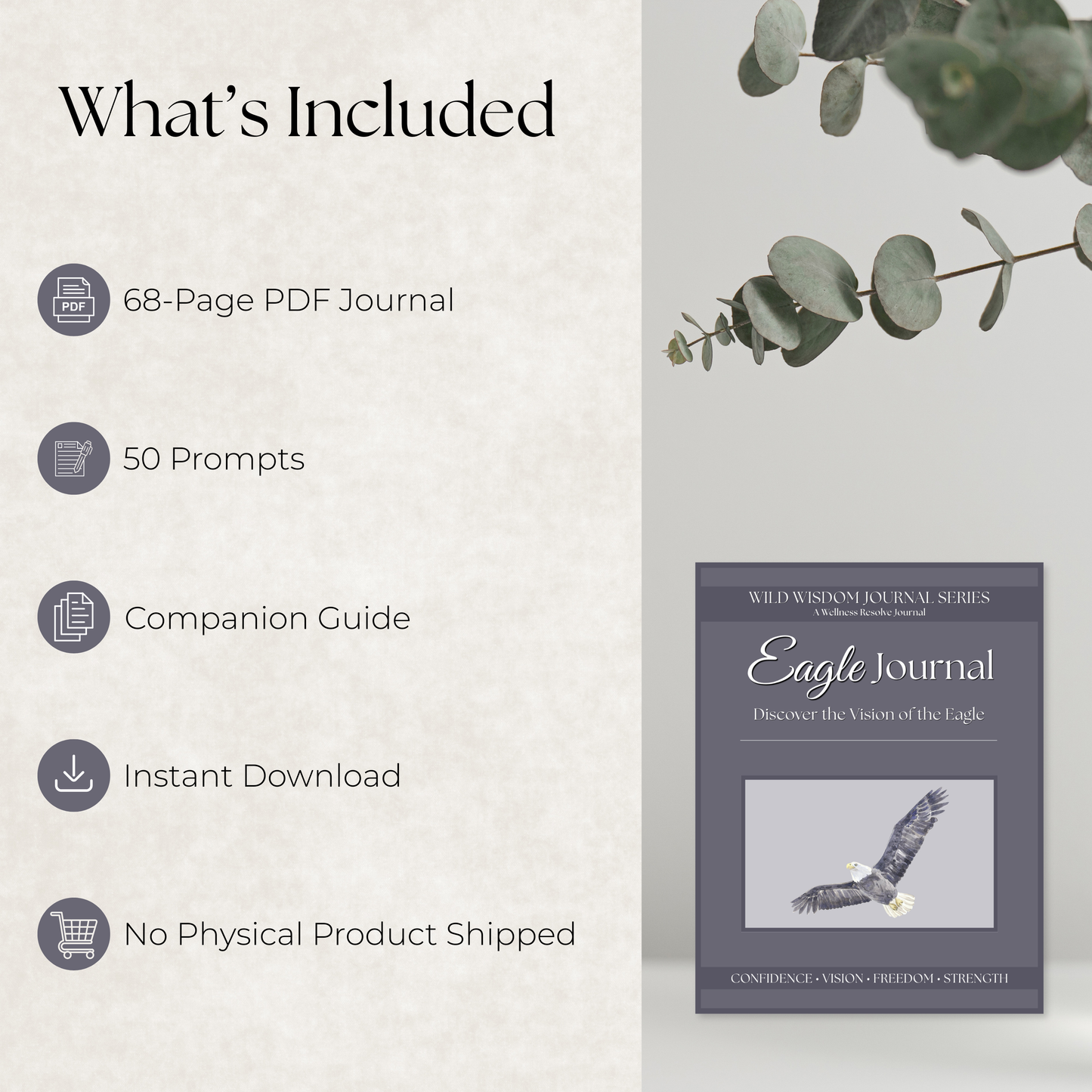 Eagle Journal: A Guided Journey Toward Clarity, Confidence & Inner Freedom