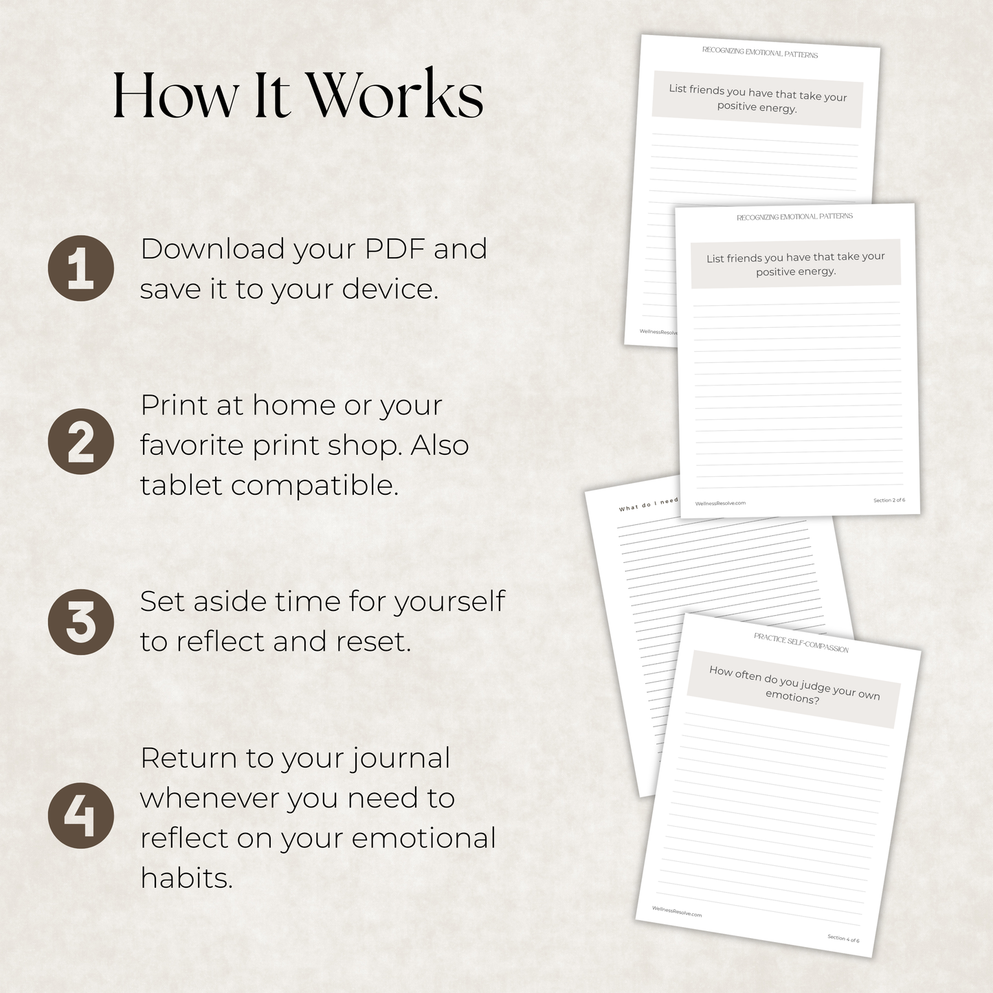 Emotional Wellbeing Journal