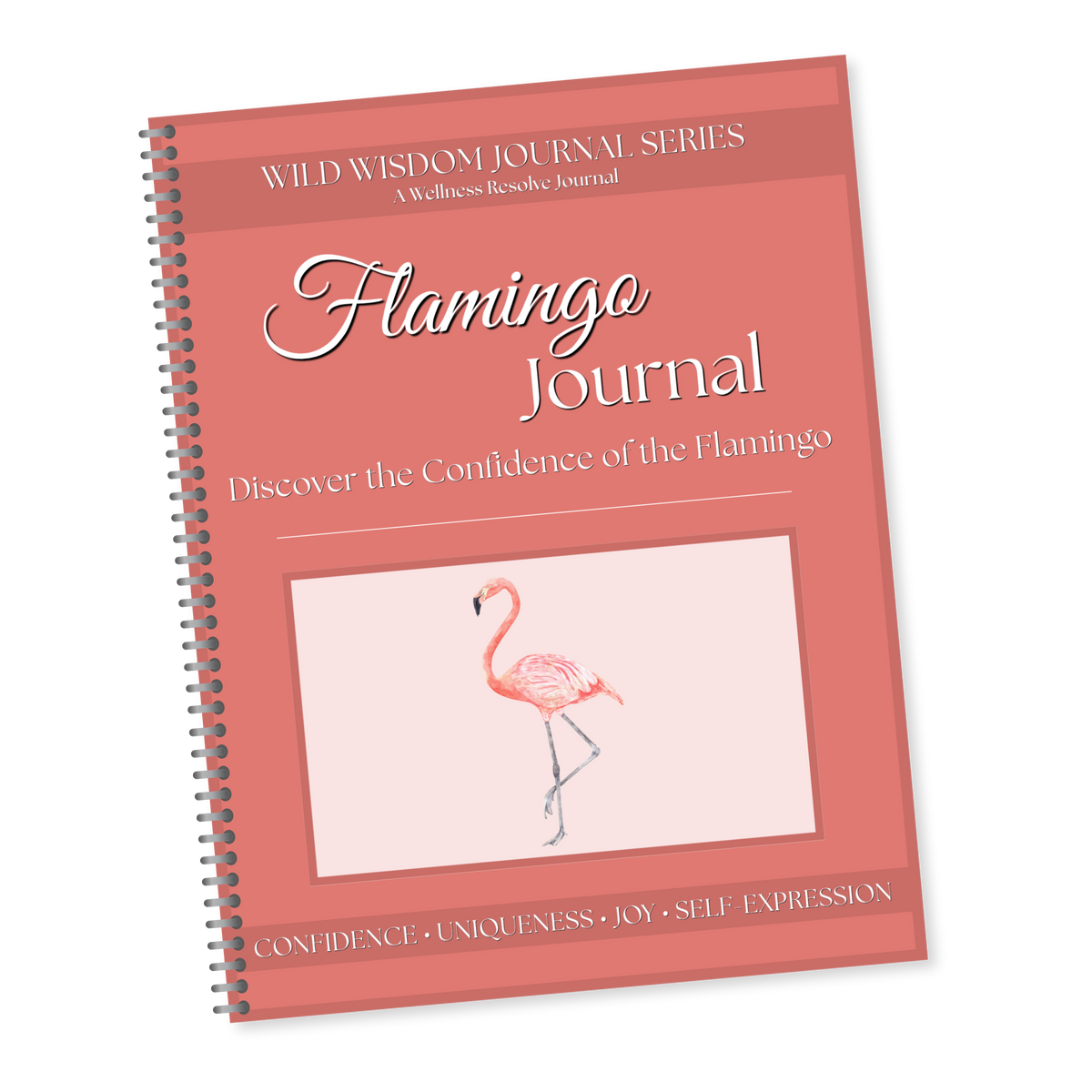 Flamingo Journal: A Guided Journey Toward Confidence, Authenticity & Self-Worth