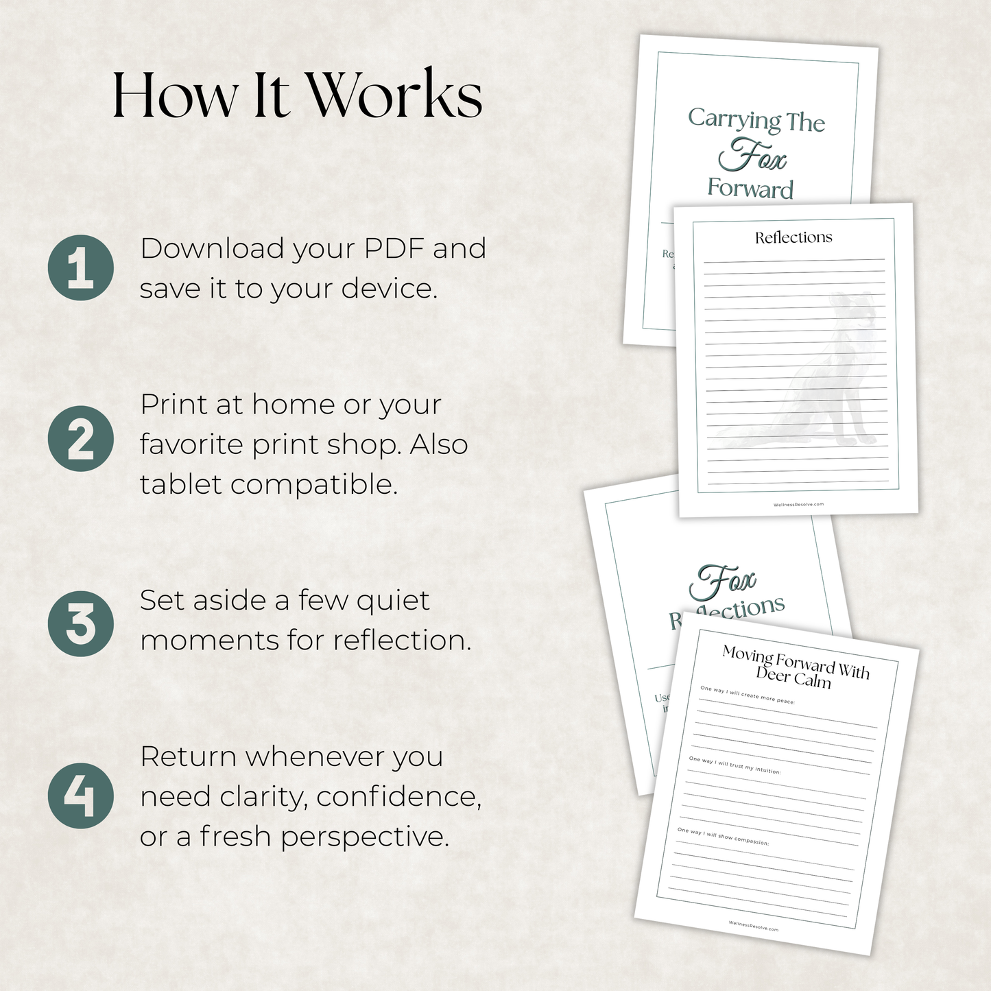 Fox Journal: A Guided Journey Toward Clarity, Adaptability & Self-Trust