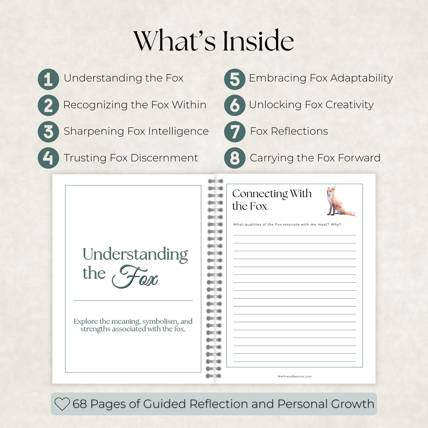 Fox Journal: A Guided Journey Toward Clarity, Adaptability & Self-Trust