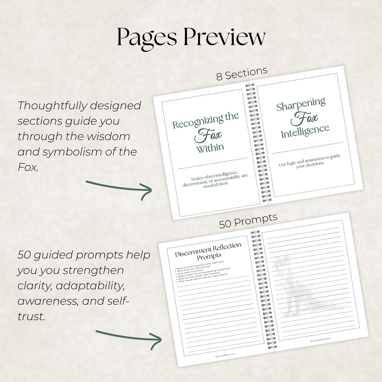 Fox Journal: A Guided Journey Toward Clarity, Adaptability & Self-Trust