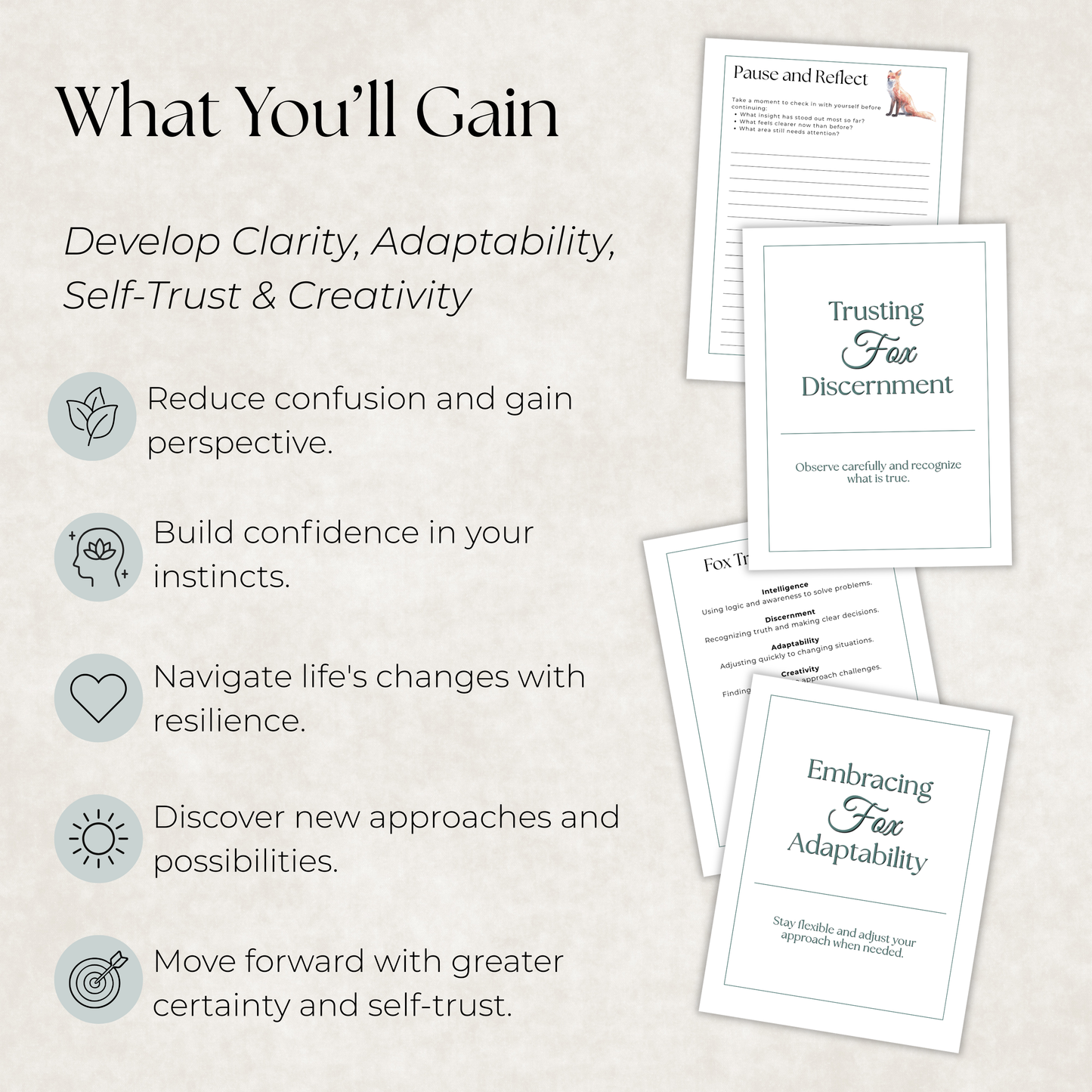 Fox Journal: A Guided Journey Toward Clarity, Adaptability & Self-Trust