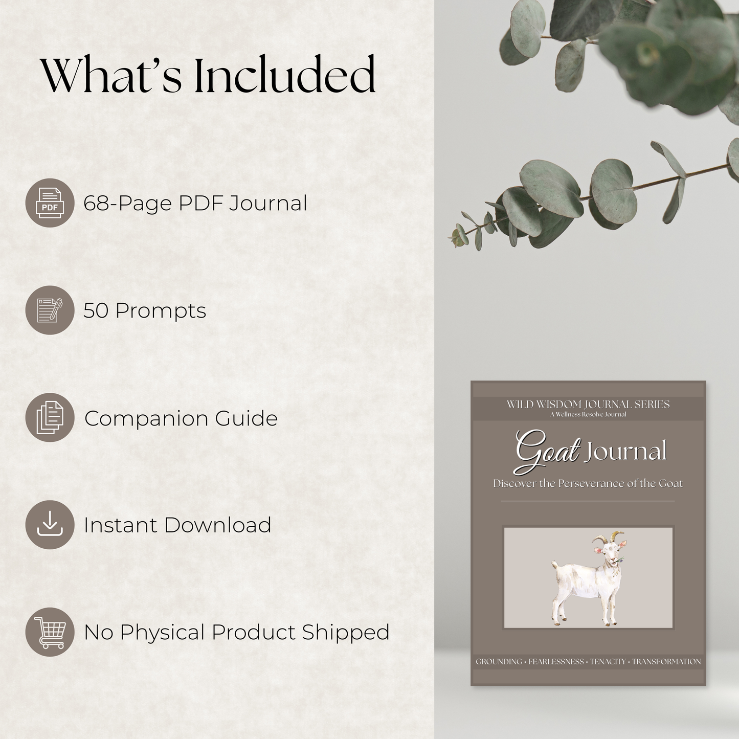 Goat Journal: A Guided Journey Toward Perseverance, Resilience & Self-Trust
