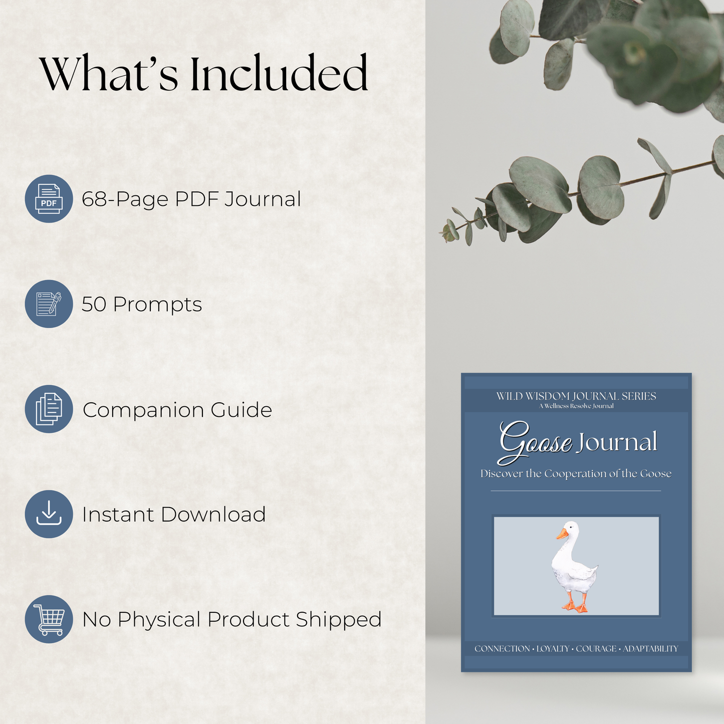 Goose Journal: A Guided Journey Toward Connection, Trust & Meaningful Relationships
