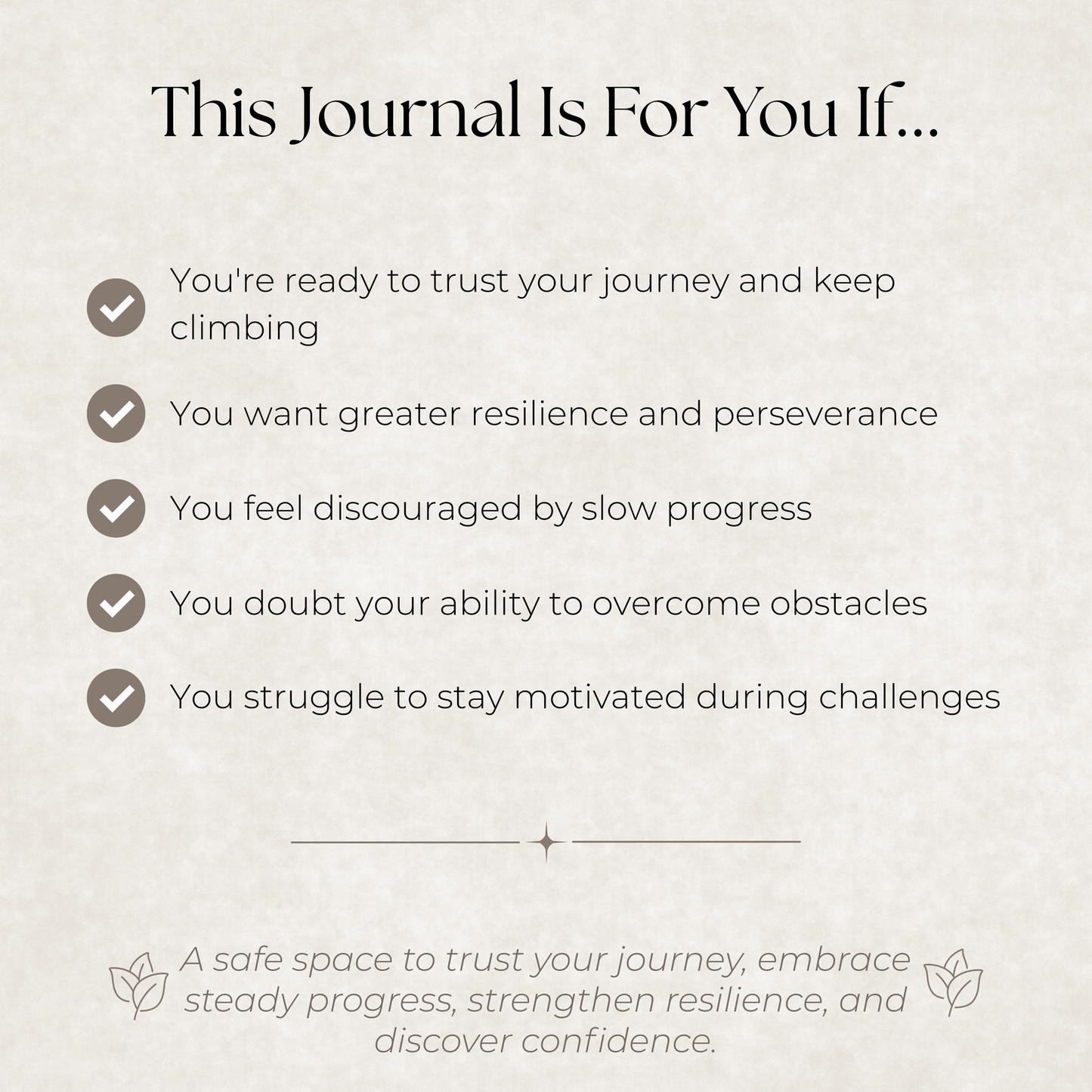 Goat Journal: A Guided Journey Toward Perseverance, Resilience & Self-Trust