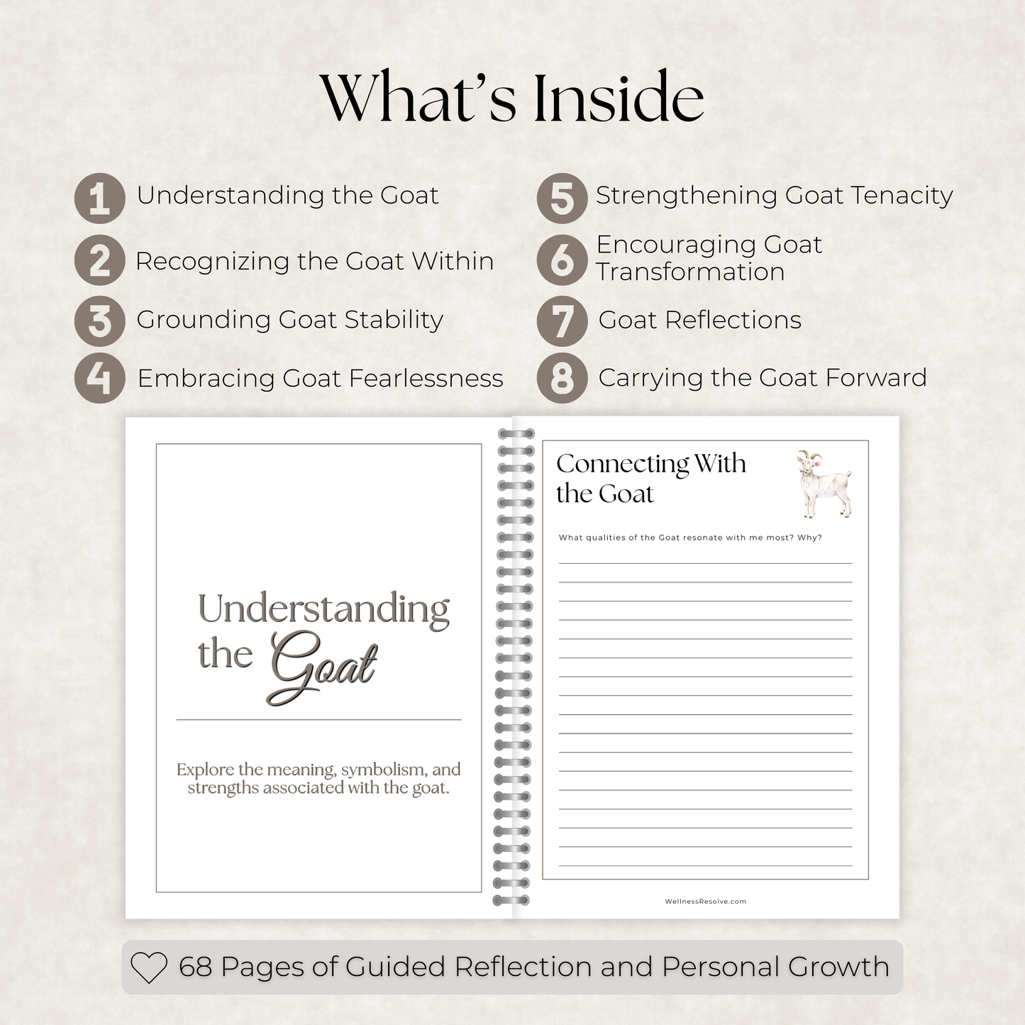 Goat Journal: A Guided Journey Toward Perseverance, Resilience & Self-Trust