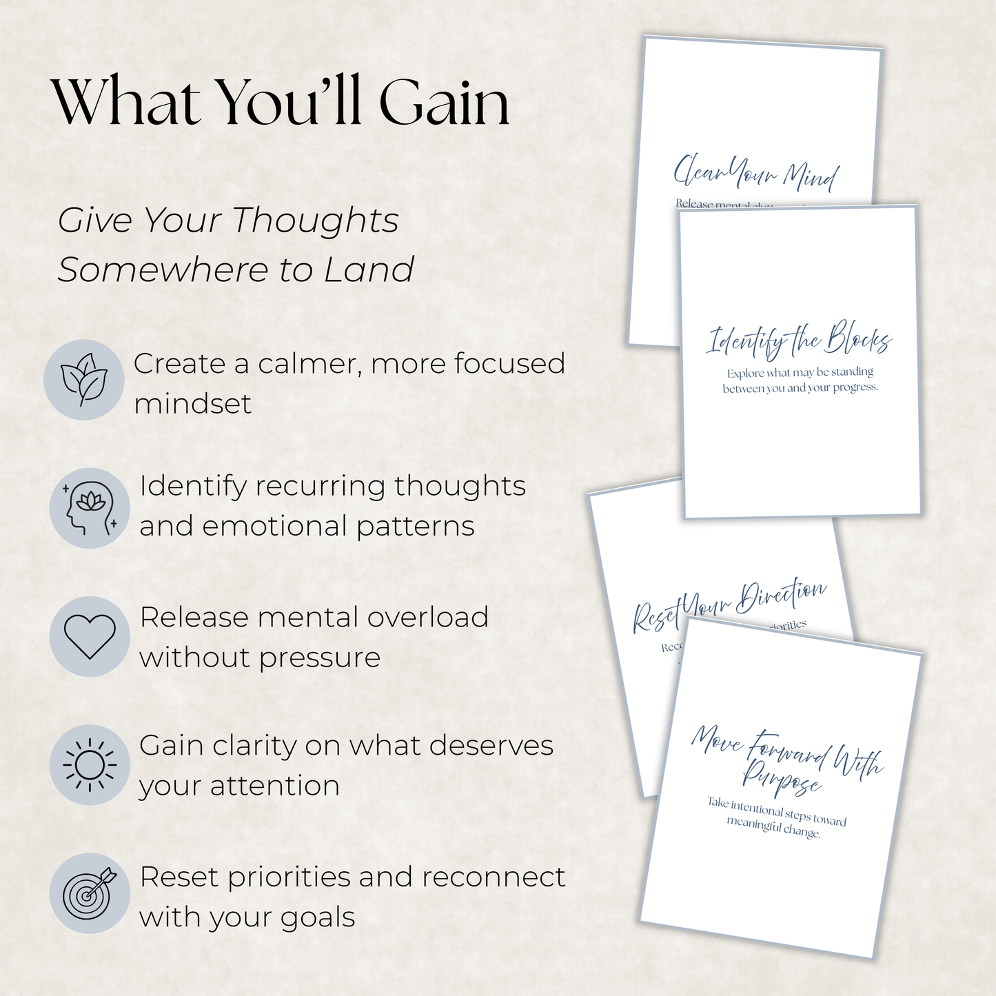 Guided Brain Dump & Reset Journal