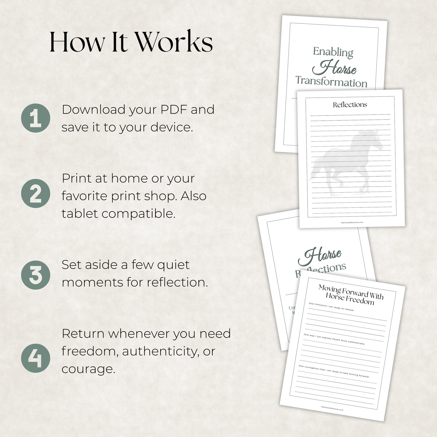 Horse Journal: A Guided Journey Toward Freedom, Authenticity & Self-Expression