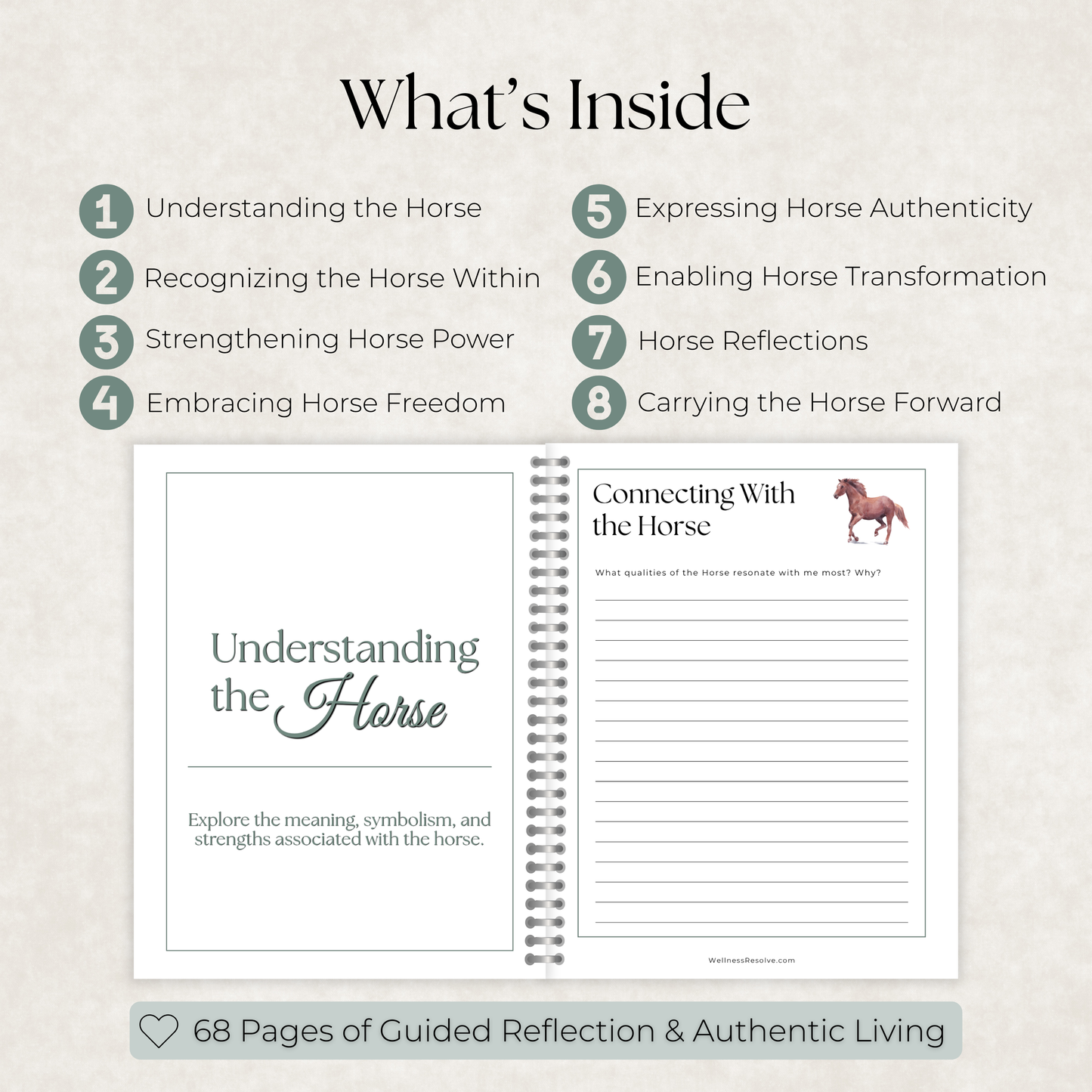 Horse Journal: A Guided Journey Toward Freedom, Authenticity & Self-Expression