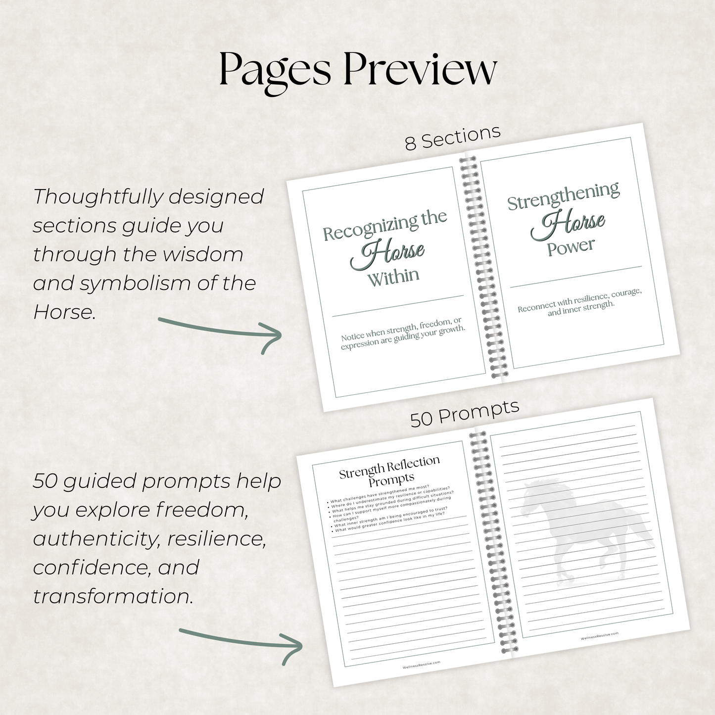 Horse Journal: A Guided Journey Toward Freedom, Authenticity & Self-Expression