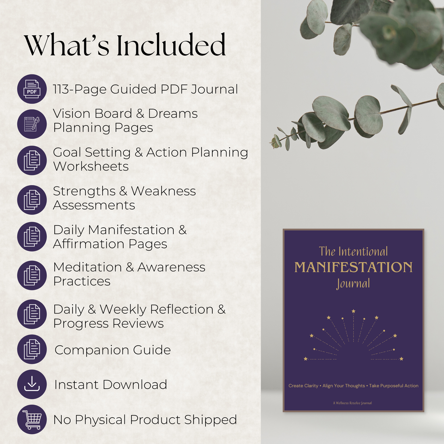 Intentional Manifestation Journal
