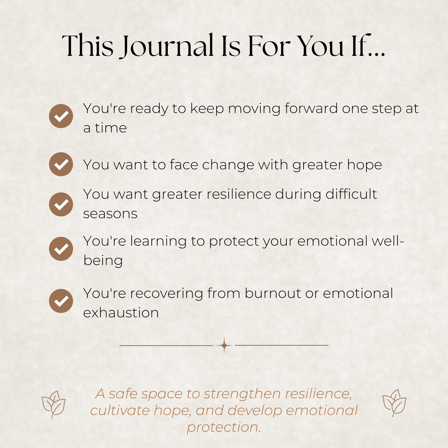 Kangaroo Journal: A Guided Journey Toward Hope, Resilience & Emotional Strength