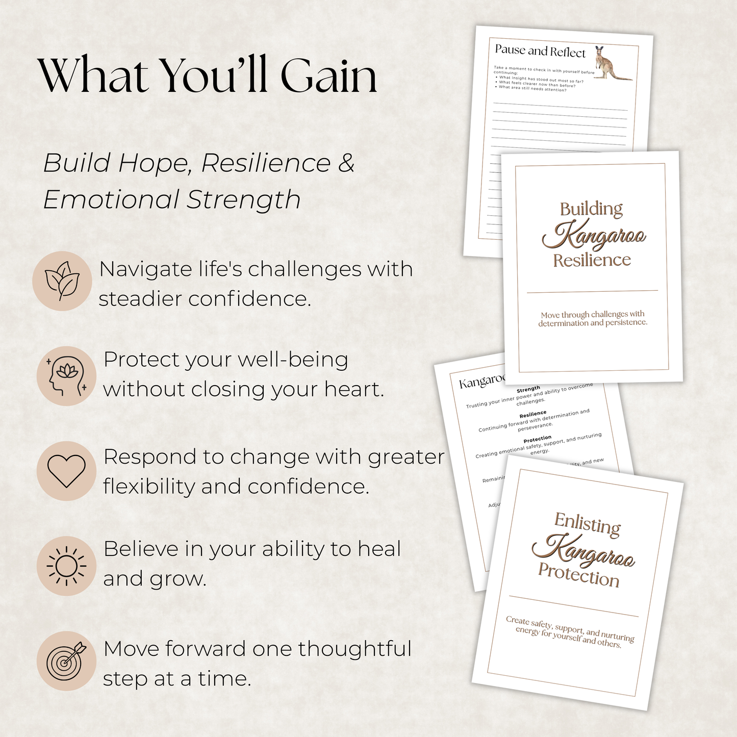 Kangaroo Journal: A Guided Journey Toward Hope, Resilience & Emotional Strength