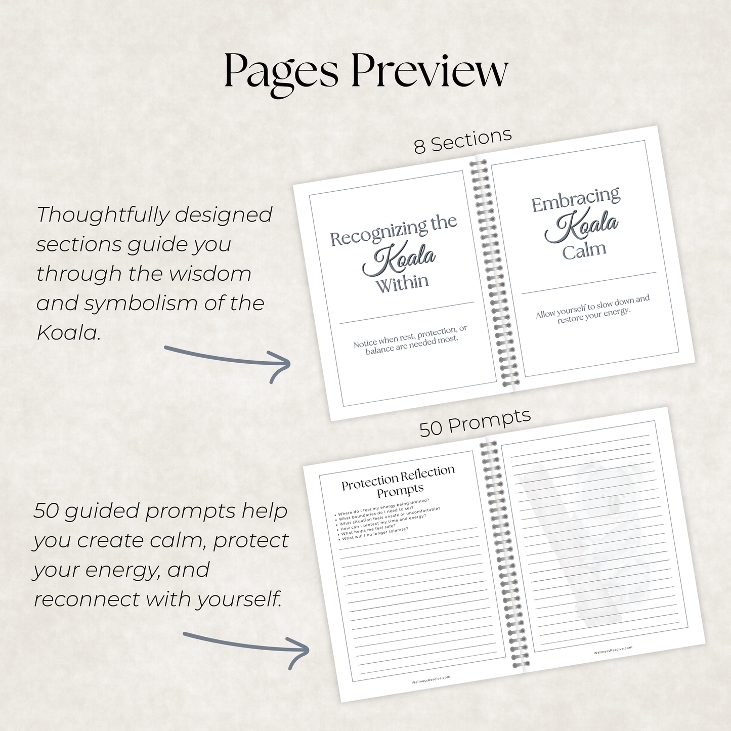 Koala Journal: A Guided Journey Toward Rest, Balance & Self-Compassion