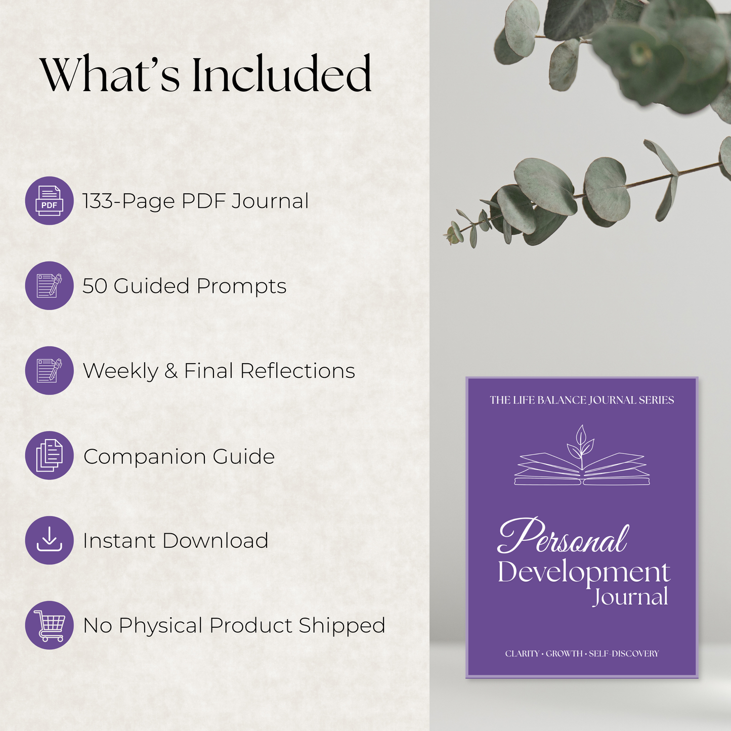 Life Balance Series: Personal Development Journal