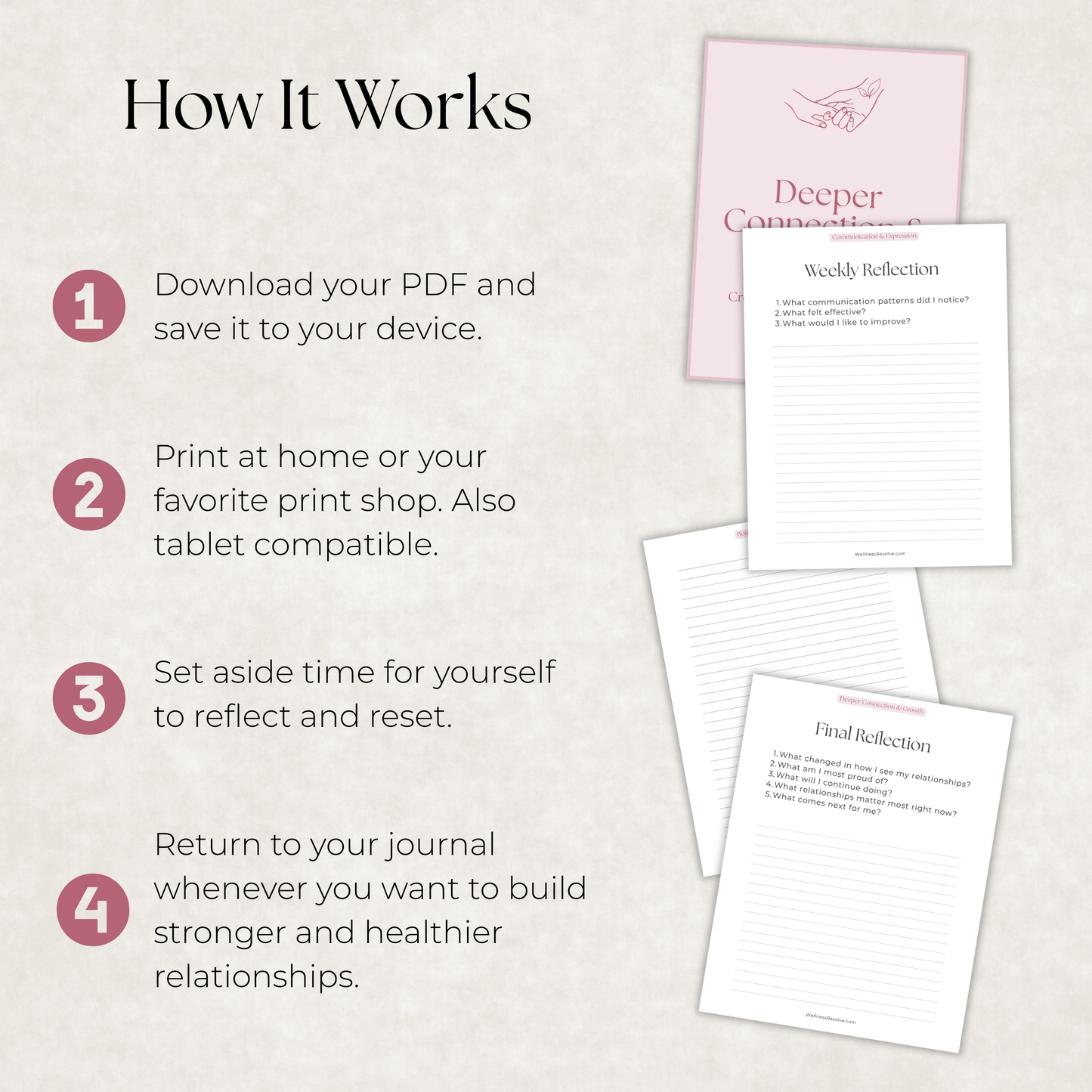 Life Balance Series: Personal Relationships Journal