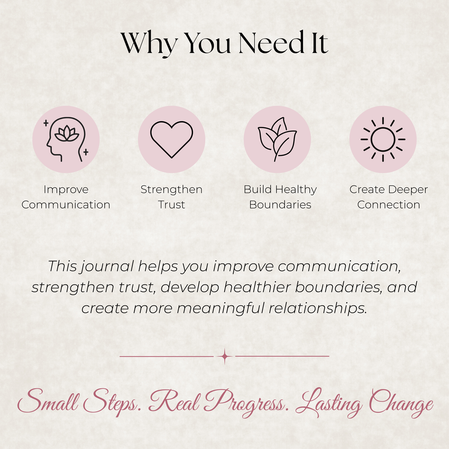 Life Balance Series: Personal Relationships Journal