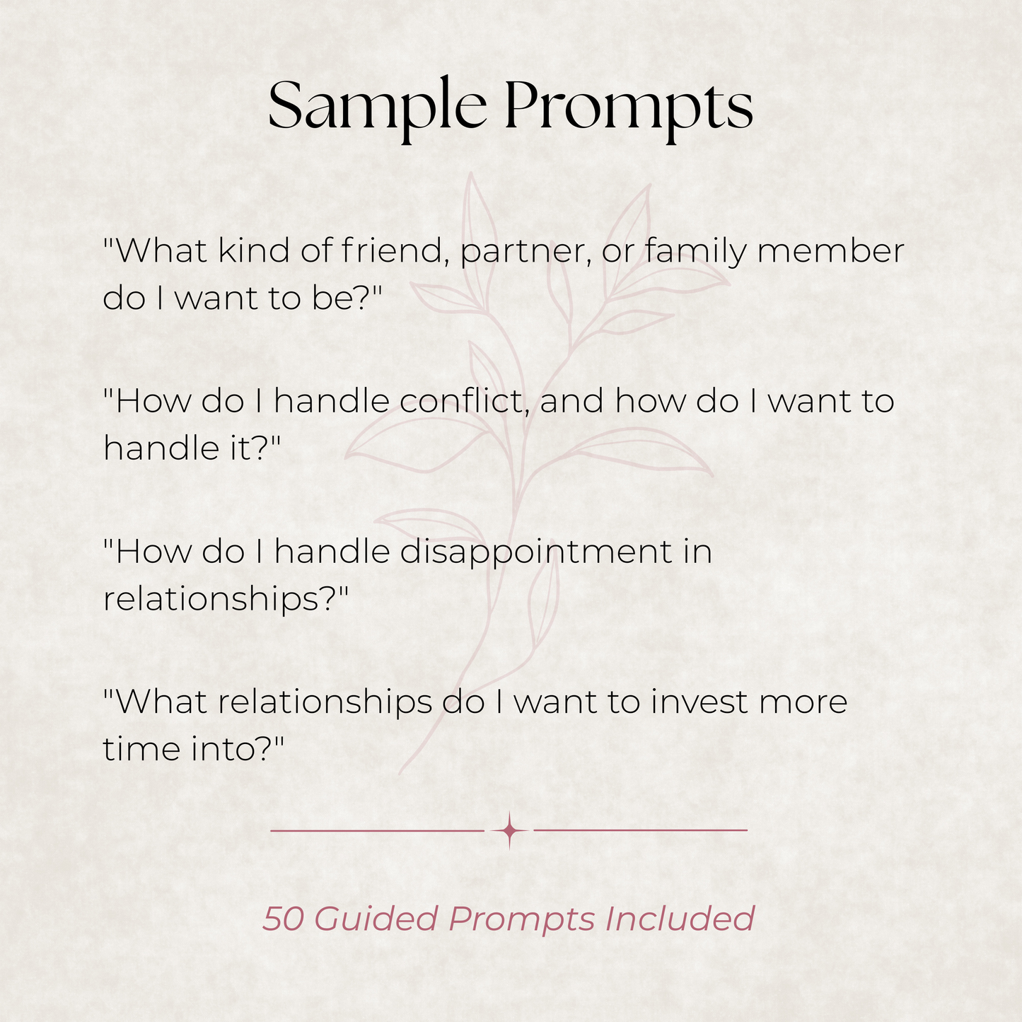 Life Balance Series: Personal Relationships Journal