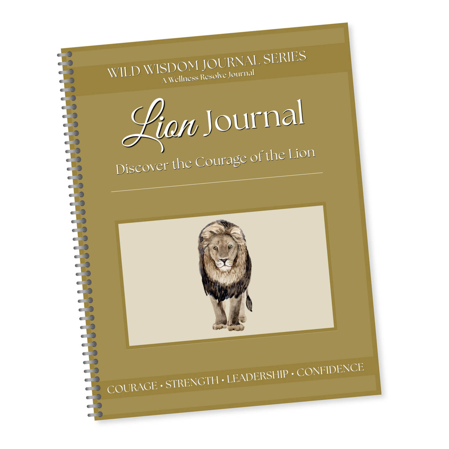 Lion Journal: A Guided Journey Toward Confidence, Courage & Inner Strength