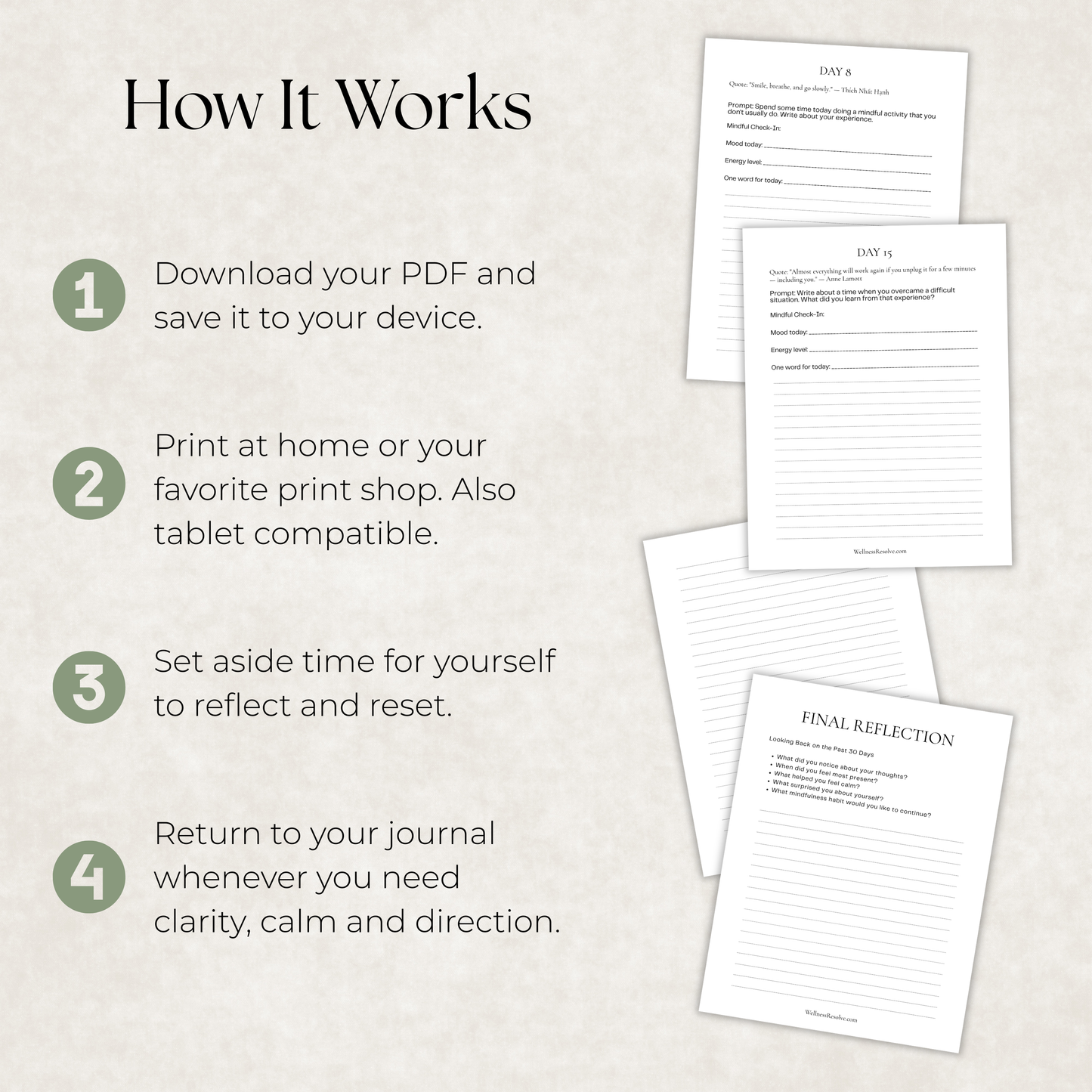 Mindful Moments Journal
