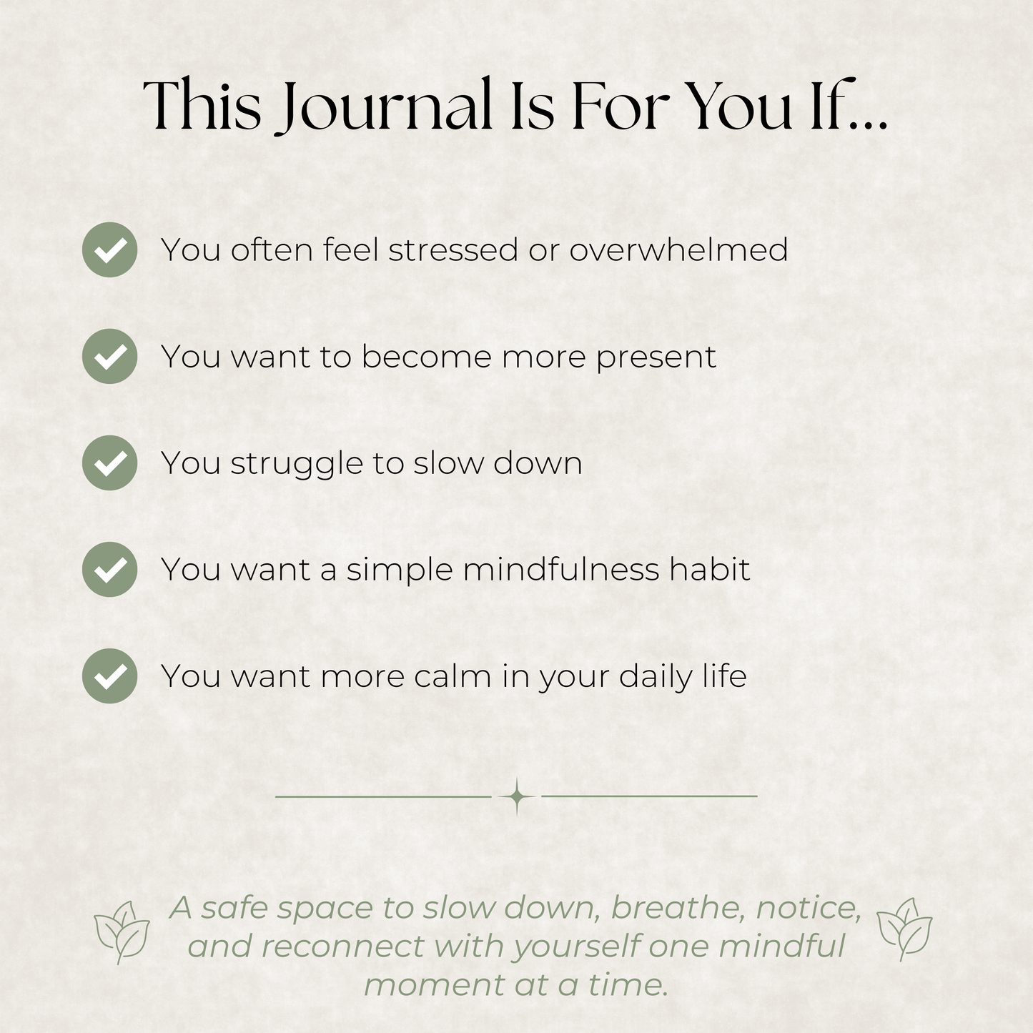 Mindful Moments Journal