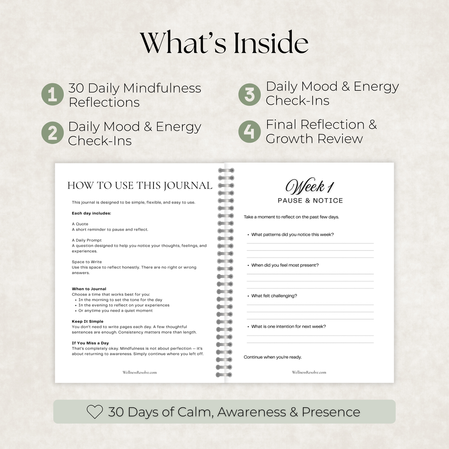 Mindful Moments Journal