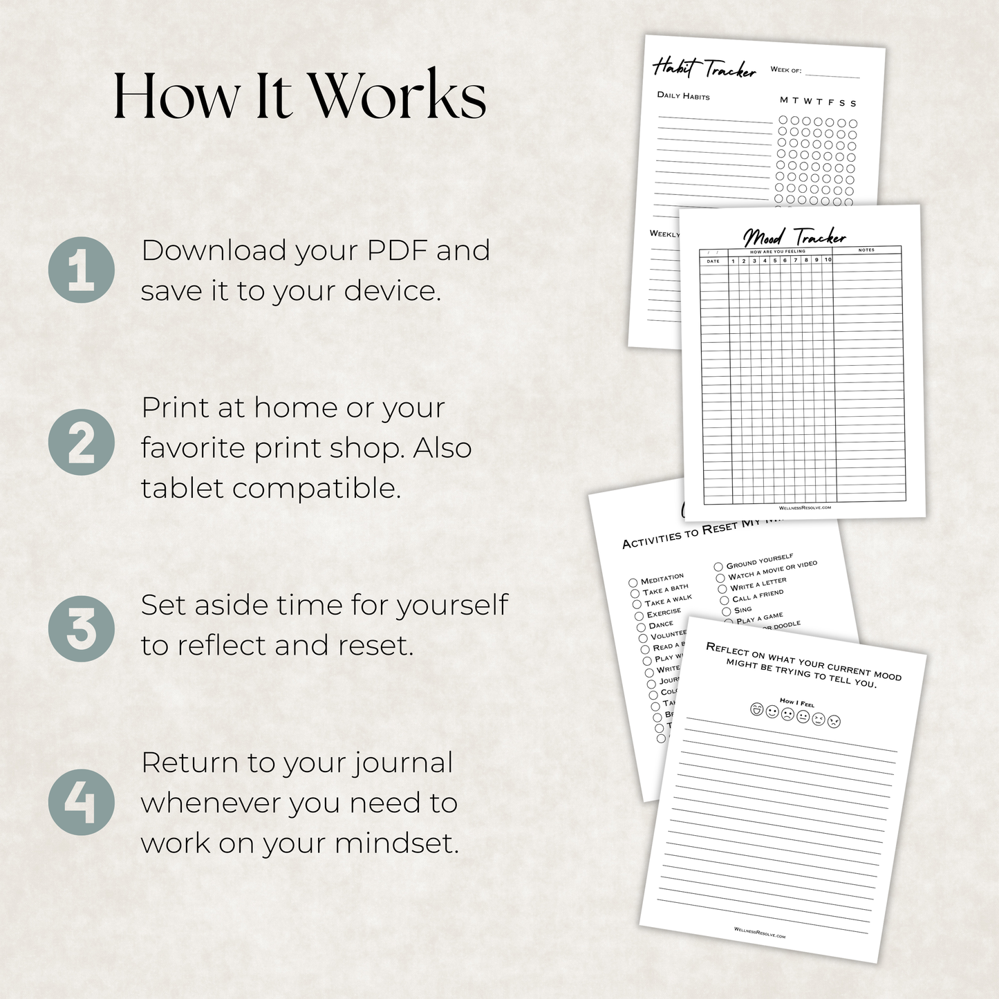 Mood & Mindset Journal