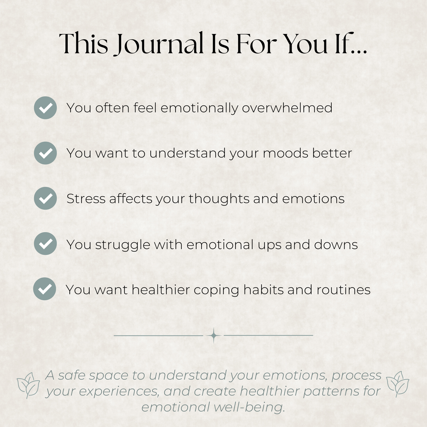 Mood & Mindset Journal
